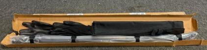 (2) 2pcs tire iron set with gloves and storage bag