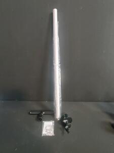 BUZZLETT 47.2" Stainless Steel Sand Anchor, T-Handle, Jam Cleat, Auger, Boat Beach Stake