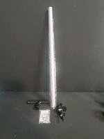 BUZZLETT 47.2" Stainless Steel Sand Anchor, T-Handle, Jam Cleat, Auger, Boat Beach Stake - 2