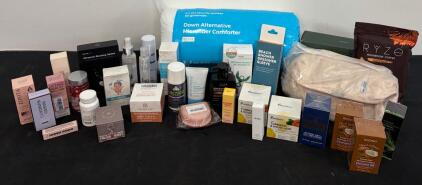 Self Care Goods &mdash; Queen Comforter, Skincare, Makeup, Haircare & More