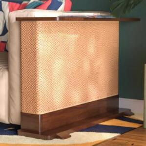 Hilde & Phil Cat-e-Corner Solid Wood Cat Scratching End Table, 38"x11"x22.5", Left Side $300 value