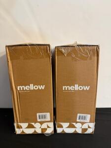 Mellow CloudAlign Pillow Regular, Ergonomic Cooling Gel Fiber Design, White, UPC 860013804466