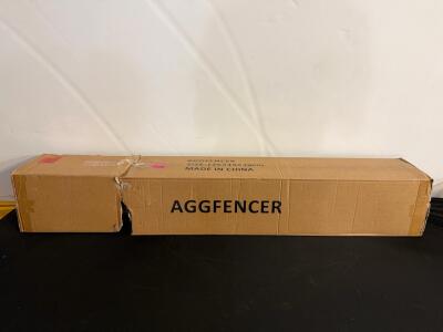 AGGFENCER 48in x 50ft 23ga 1/4in Black PVC Coated Hardware Cloth