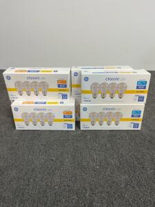 GE Classic Decorative LED Light Bulbs Soft White G16.5 &ndash; 4W/5W (40W/60W Equivalent), Multi-pack