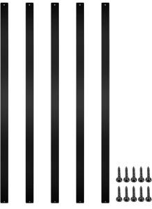 75-Pack 29.5" Aluminum Deck Balusters, Matte Black Powder-Coated, Includes Screws $149.99 retail