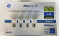 (2) GE Classic LED PAR38 Outdoor Spotlight Bulbs, 15W (90W Eq), 1250lm, 5000K, Dimmable, 4-Pack - 2