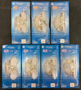 GE Refresh LED MR16 50W Equivalent Bulbs, 5000K Daylight, 3-Pack