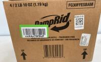 (2) DampRid FG30FFESBAM Moisture Absorber Refill, Fragrance Free, 4 x 2 lb 10 oz, 1 Case, UPC 075919304303 - 2