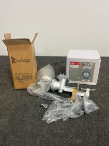 Zokop Manual Table Clamp Grain Coffee Grinder & Taylor 11lb Mechanical Kitchen Scale Set