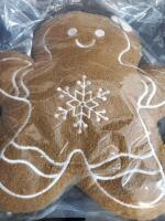 Christmas Decoration Bundle &ndash; LED Star Tree Topper, 4x6 ft Rug, Gingerbread & Snowflake Pillows - 6