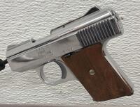 Raven Arms MP-25 Chrome .25 ACP Semiautomatic Pistol, 2.5" Barrel, Wood Grips, SN 1037157 - 2