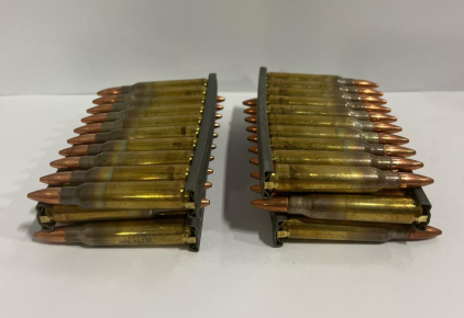 (3) 60 Rounds 5.56mm M193 Ball Ammo, Lake City (SMQ), 10rd Stripper Clips, 55gr FMJ, 2019 Lot