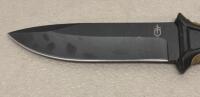 Gerber StrongArm Fixed Blade Knife Coyote Brown 4.8" 420HC Blade, Sheath, Drop Point, USA Made - 4