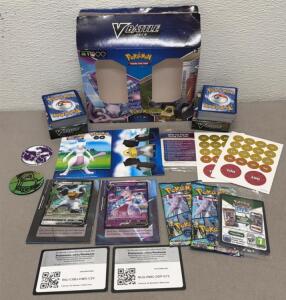 Pok&eacute;mon GO V Battle Deck Bundle: Mewtwo vs. Melmetal, 2 Decks, 3 Booster Packs, Promo Cards