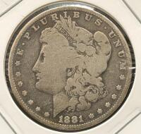 1881-O Morgan Silver Dollar, New Orleans Mint, 90% Silver, $1 Coin - 3