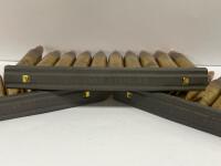 (3) 60 Rounds 5.56x45mm M193 Ball Ammo on Stripper Clips, SMQ Lot, Brass Case, USGI - 4