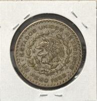 1959, 1962, 1966 Mexico 1 Peso Coins &ndash; Bust of Morelos &ndash; Mo Mint &ndash; 10% Silver, 34.5mm - 5