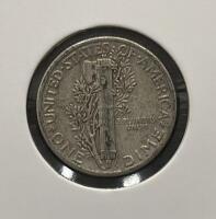 1943-S and 1944 Mercury Dimes &ndash; 90% Silver, Circulated Condition - 3