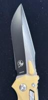 Microtech LUDT&reg; Automatic Folding Knife, 3.42" M390 Blade, Tan G10 Handle - 9