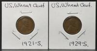 Set of 14 U.S. Indian Head and Lincoln Wheat Cents, Key Date 1914-D, 1902&ndash;1929 Mix - 8