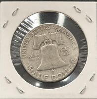 1953 Franklin Half Dollar, 90% Silver, Circulated Condition - 2