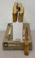 PPU Match Line 8mm Mauser 200 gr FMJ BT Ammunition, 20 Rounds