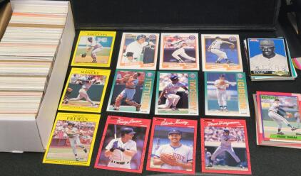 Box of Assorted Tigers Baseball Cards including: Dave Bergman, Mike Heath, Lloyd Moseby, Paul Gibson, & More!