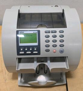 SBM SB-1000 Currency Counter and Sorter, Dual Pocket, 800-1200 Notes/Min, UV/MG/IR Detection