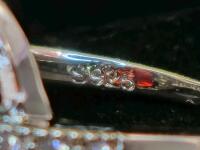 Red Ruby Oval Cut Faceted Ring, Size 8 - 4