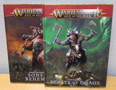 Warhammer Age of Sigmar Battletome Sons of Behemat & Beasts of Chaos, Hardcover, English