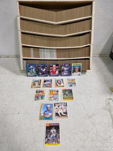 Large 1980s Baseball Card Collection &ndash; Donruss, Topps, Stars &ndash; 4,000+ Cards, Storage Box