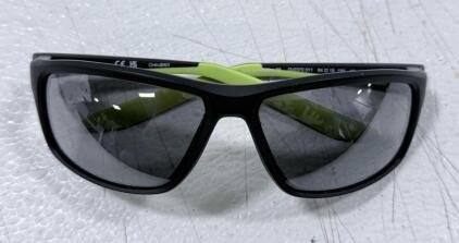 Nike Adrenaline 22 DV2372 011 Sport Sunglasses, Black Frame, Grey Silver Flash Lenses