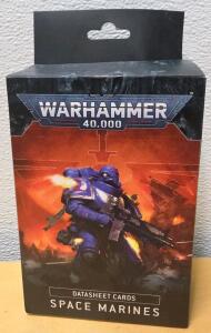 Warhammer 40,000 Space Marines Datasheet Cards Set, 2023, ~64 Reference Cards, Games Workshop