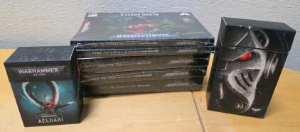 Warhammer 40,000 10th Edition Aeldari & Space Marine Datacards, 5 Index Books, New Sealed