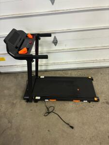 Compact Home Electric Treadmill, 2.0 HP Motor, 10 MPH, LCD Console, Emergency Stop