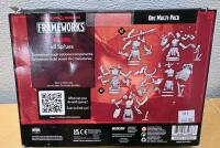 D&D WizKids Frameworks Orc Multi-Pack + Nolzur&rsquo;s Tiefling Warlock, Aasimar Cleric, Half-Elf Barbarian - 8
