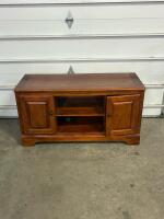 Wooden Entertainment Media Console/TV Stand, 60" x 16" x 24"
