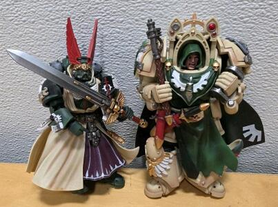 Warhammer 40K Dark Angels 5-7" Action Figures &ndash; Interrogator-Chaplain & Terminator, McFarlane Toys
