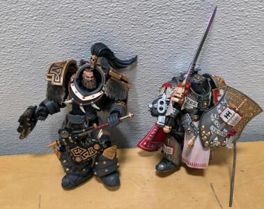 Warhammer 40,000 Space Wolves Wolf Guard & Grey Knights Terminator Action Figures