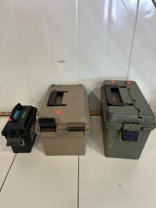 Plano 1712 OD Green Ammo Box, Foam Insert Storage Case, 2A Warehouse Utility Box Lot