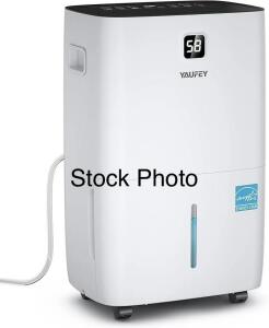 Yaufey JD026R-150PM 150-Pint Dehumidifier with Built-In Pump, Covers Up to 7,000 Sq. Ft.