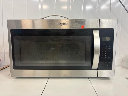 Whirlpool Over-the-Range Microwave Oven, Stainless Steel, 1,000W, 1.7 cu. ft., 30" Wide