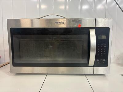 Whirlpool Over-the-Range Microwave Oven, Stainless Steel, 1,000W, 1.7 cu. ft., 30" Wide