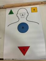 RE Factor Human Resources Target, Config 1 &ndash; " Paper Silhouette, RFTGTHRT1, 2018 - 2