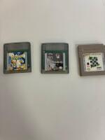 Game Boy & Game Boy Color Puzzle Game Lot: Trouballs, Puzzled, Pipe Dream, Authentic USA Cartridges