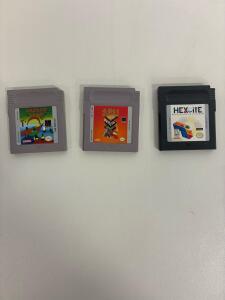 Nintendo Game Boy 4-In-1 Fun Pak Cartridge, Lazlos leap, and excite Grey, DMG-F4-USA-1