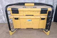 (2) Halogen Work Lights & (1) Stacking Toolbox - 4
