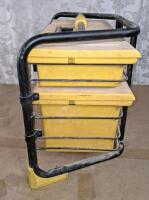 (2) Halogen Work Lights & (1) Stacking Toolbox - 5