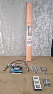 (1) 33"W x 33-Ft Long Roll Of Schluter-Kerdi Waterproofing Membrane & Assorted Household Plumbing Hardware