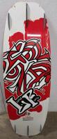 Liquid Force Litmus 141.6 Wakeboard, Aercore, 4 Fins, Red/White Design, Continuous Rocker - 3